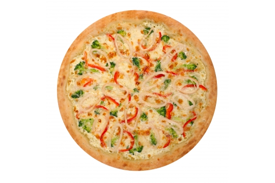 Пицца С кальмаром брокколи и пармезаном